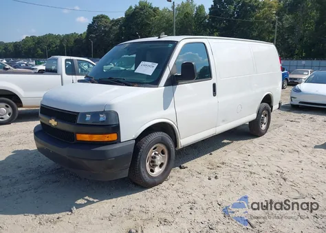 2021 Chevrolet Express Cargo Rwd 2500 Regular Wheelbase Wt из США, поврежденный, VIN 1GCWGAF71M1162770